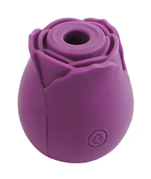 Amore Elegant Rose Suction Vibrator - Purple