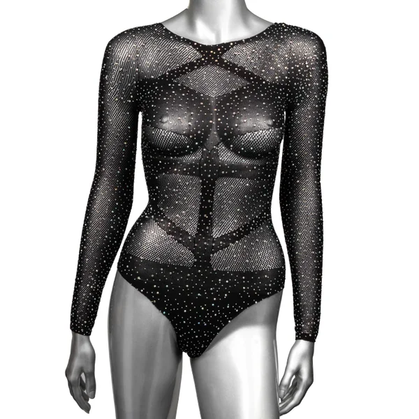 Radiance Long Sleeve Body Suit - Queen - Black — image 15 of 20