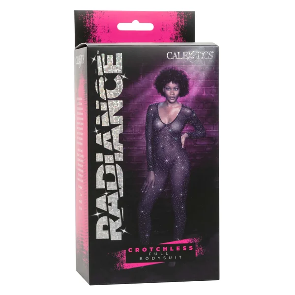 Radiance Crotchless Full Body Suit - One Size -  Black — image 17 of 20