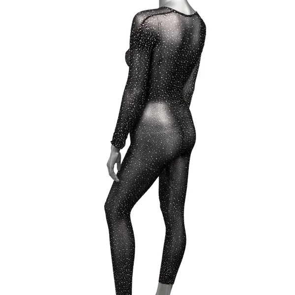 Radiance Crotchless Full Body Suit - Queen - Black — image 20 of 23