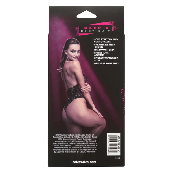 Radiance Deep v Body Suit - One Size - Black — image 18 of 23