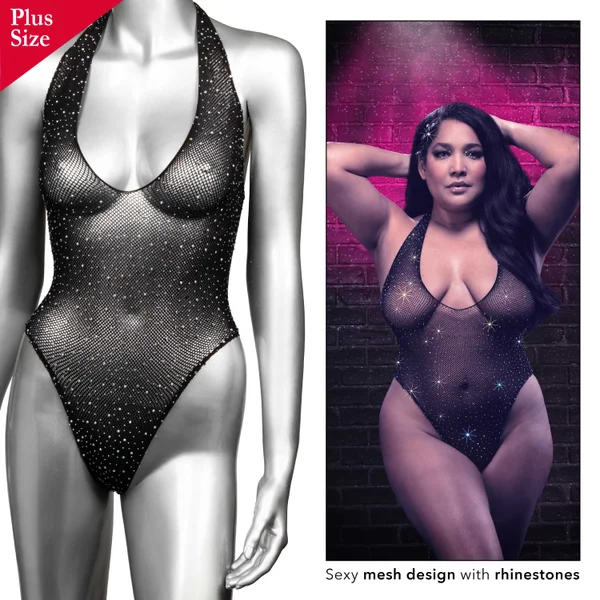 Radiance Deep v Body Suit - Queen - Black — image 18 of 20