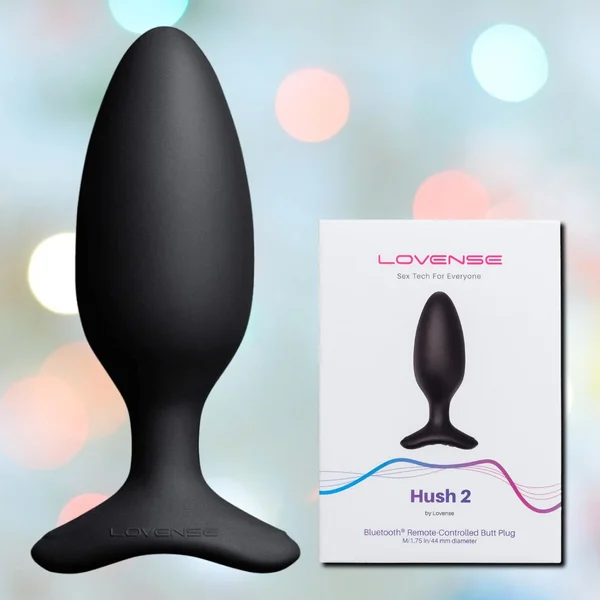 Lovense Hush 2 Medium App Enabled Silicone Waterproof Rechargeable Vibrating Butt Plug — image 8 of 19