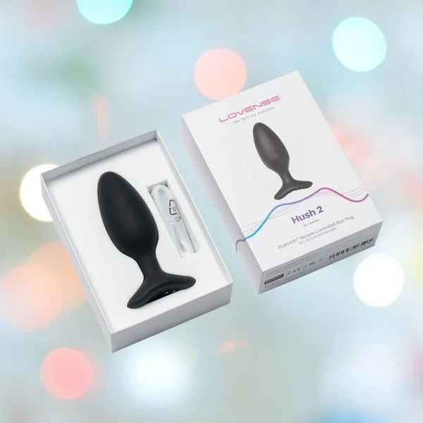Lovense Hush 2 Medium App Enabled Silicone Waterproof Rechargeable Vibrating Butt Plug — image 16 of 19