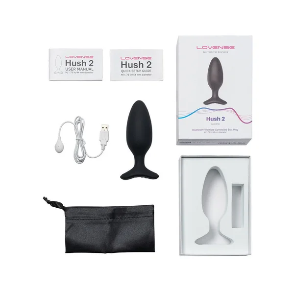 Lovense Hush 2 Medium App Enabled Silicone Waterproof Rechargeable Vibrating Butt Plug — image 15 of 19