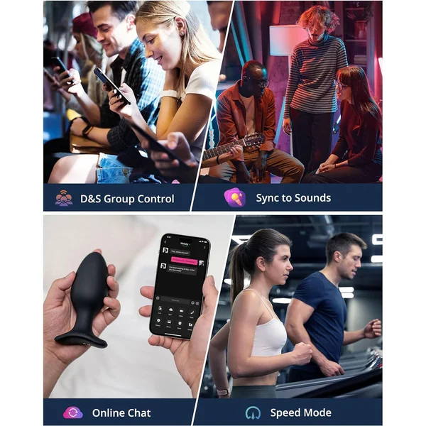 Lovense Hush 2 Large App Enabled Silicone Waterproof Rechargeable Vibrating Butt Plug — image 11 of 18