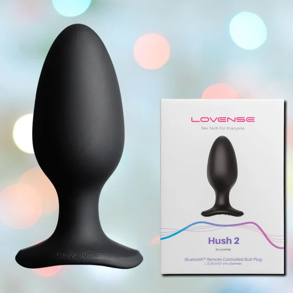 Lovense Hush 2 Large App Enabled Silicone Waterproof Rechargeable Vibrating Butt Plug — image 8 of 18