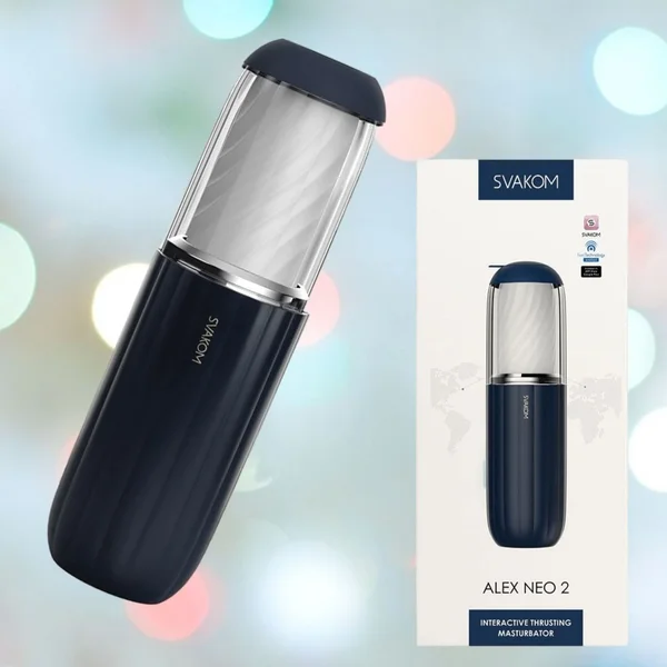 SVAKOM ALEX NEO 2 Powerful Thrusting App Enabled Interactive Penis Masturbator — image 20 of 23