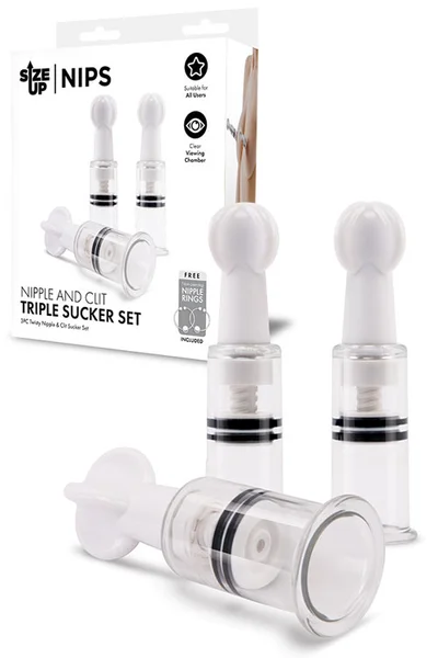 Size Up Nipple & Clit Sucker Set — image 3 of 11