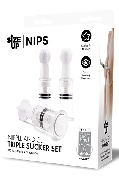 Size Up Nipple & Clit Sucker Set — image 5 of 11
