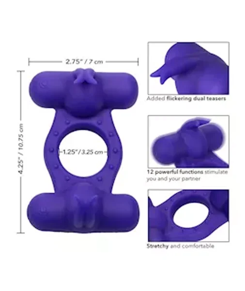 Silicone Rechargeable Triple Orgasm Enhancer — image 11 of 11