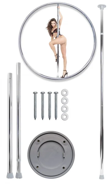 Pipedream Products Fantasy Dance Pole Silver — image 25 of 25