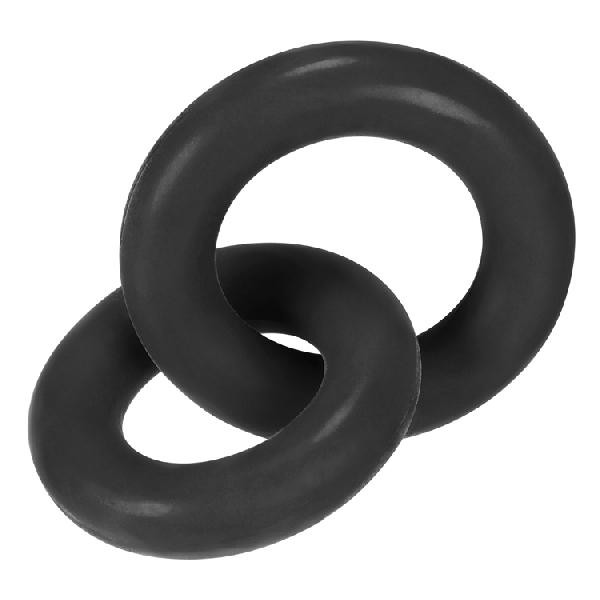 DUO Linked Cock/Ball Rings by Hunkyjunk Tar — image 3 of 4
