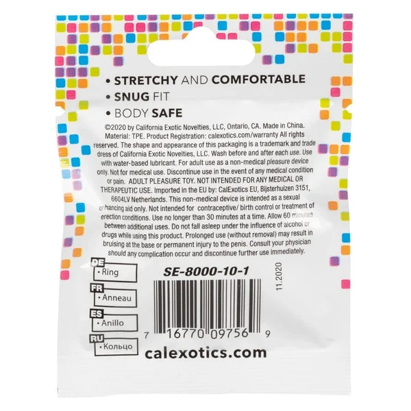 Calexotics Ring Foil Pack Black — image 6 of 6