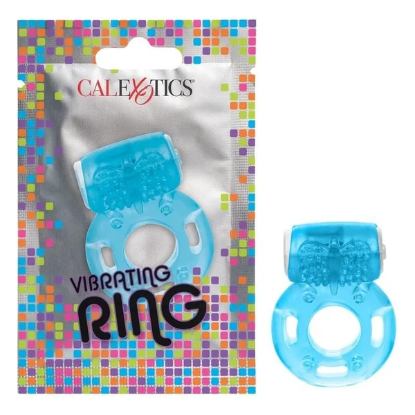 Calexotics Vibrating Ring Foil Pack Blue — image 4 of 6