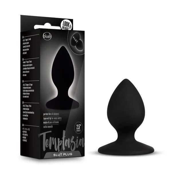 Blush Temptasia Black Slut Plug — image 7 of 12
