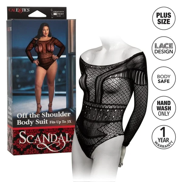 Calexotics Scandal Off the Shoulder Body Suit — image 13 of 13