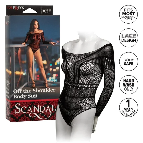 Calexotics Scandal Off the Shoulder Body Suit — image 11 of 13