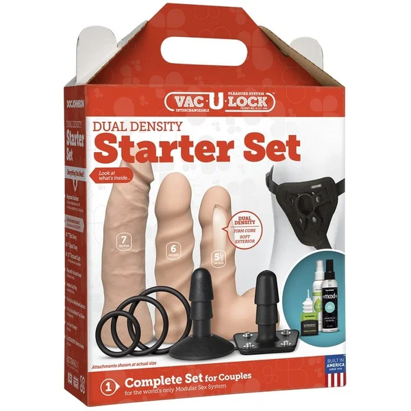 Doc Johnson Vac-U-Lock Dual Density Starter Set — image 4 of 6