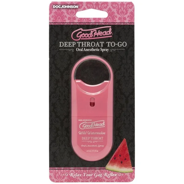 Doc Johnson GoodHead To-Go Deep Throat Spray Wild Watermelon — image 8 of 20