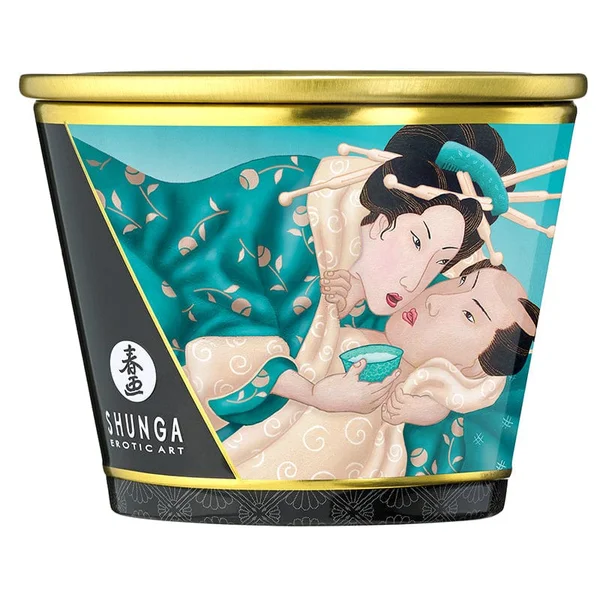 Shunga Caress By Candlelight Island Blossoms Massage Candle — image 4 of 4