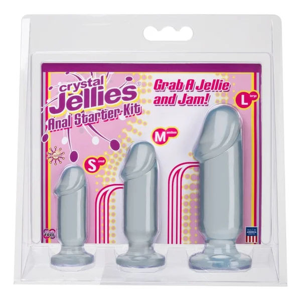 Doc Johnson Crystal Jellies Anal Starter Kit Purple — image 6 of 11