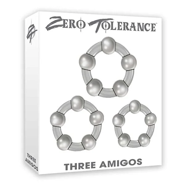 Zero Tolerance Three Amigos Cock Ring Set — image 4 of 6