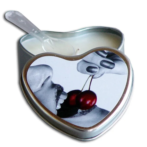 Earthly Body Heart Tin Edible Massage Candle — image 10 of 16