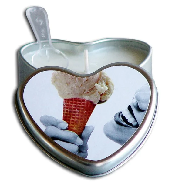 Earthly Body Heart Tin Edible Massage Candle — image 11 of 16