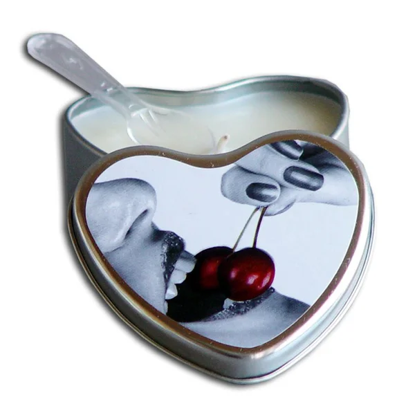 Earthly Body Heart Tin Edible Massage Candle — image 9 of 16