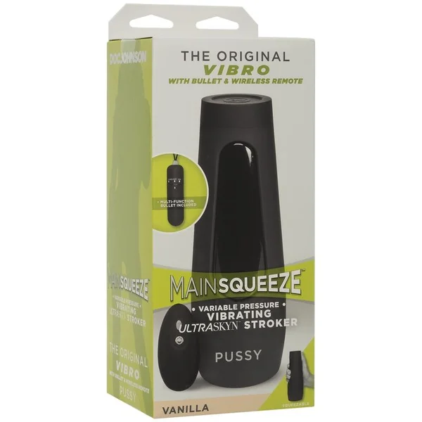Doc Johnson Main Squeeze The Original Vibro Pussy — image 20 of 25