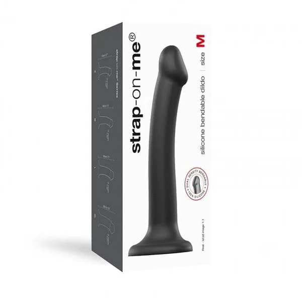 Strap On Me Dual Density Bendable Dildo Black — image 13 of 23