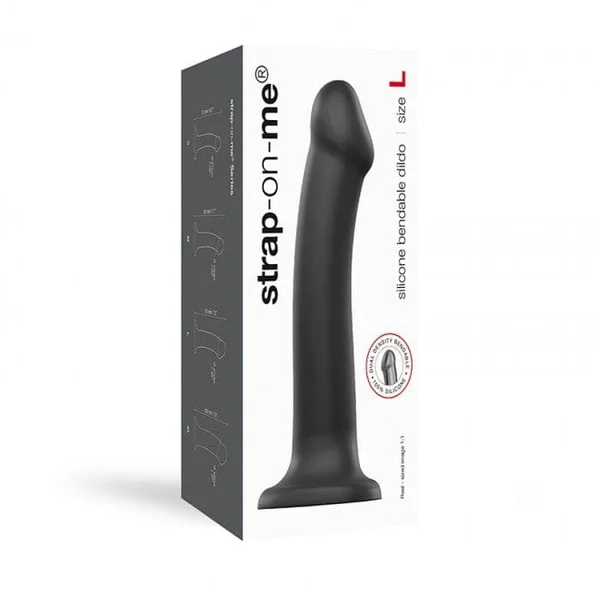 Strap On Me Dual Density Bendable Dildo Black — image 20 of 23