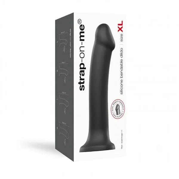 Strap On Me Dual Density Bendable Dildo Black — image 22 of 23