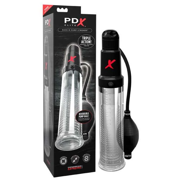 Pipedream Extreme Toyz Elite Suck-N-Pump Stroker — image 2 of 4