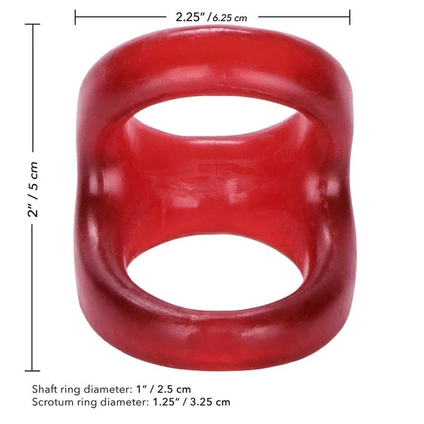 Calexotics Colt Snug Tugger Support Ring Red — image 9 of 10