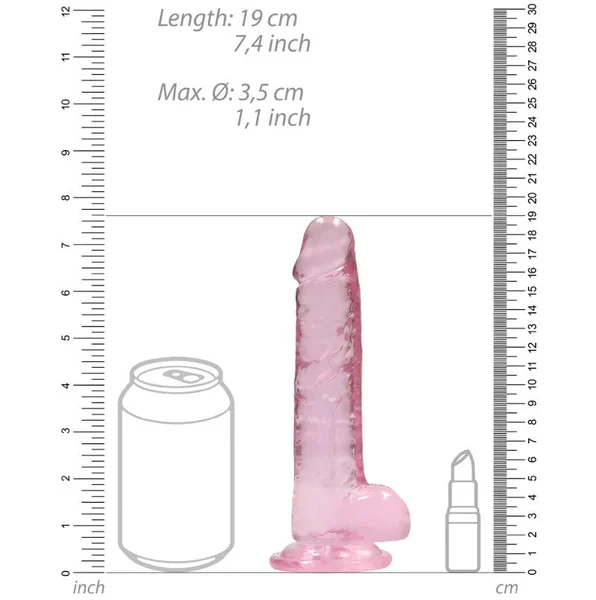 RealRock 7'' Realistic Dildo With Balls — image 10 of 13