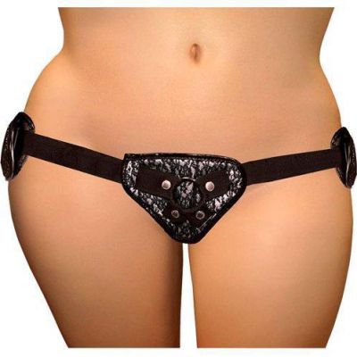 Plus Size Lace Corsette Strap On