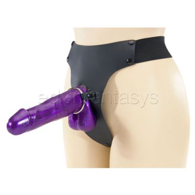 Purple delight strap on