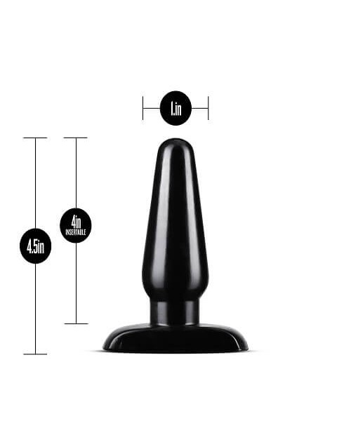 Anal Adventures Basic Plug Kit Black