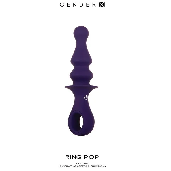 Gender X Ring Pop Vibrating Plug Purple — image 16 of 16