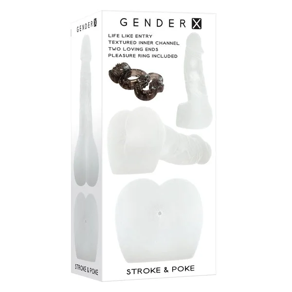 Gender X Stroke & Poke Stroker with Cock Ring — image 13 of 18