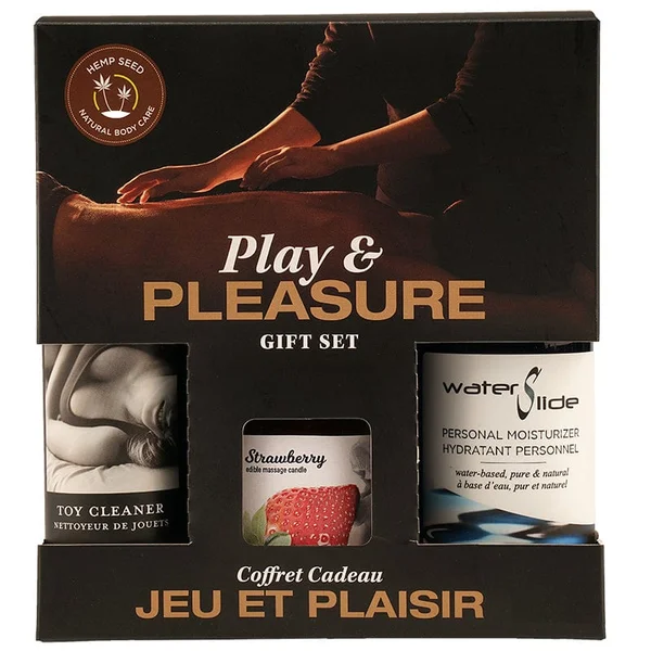 Earthly Body Play & Pleasure Gift Set Strawberry Scent — image 3 of 4