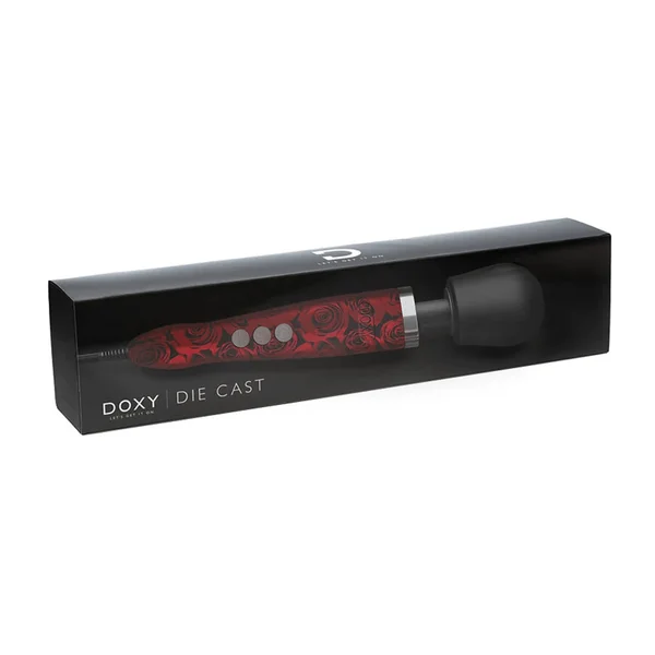 Doxy Die Cast Rose Pattern Limited Edition Wand Massager — image 4 of 7