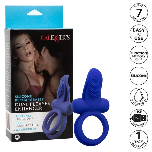 Calexotics Dual Pleaser Enhancer Silicone Ring — image 13 of 14