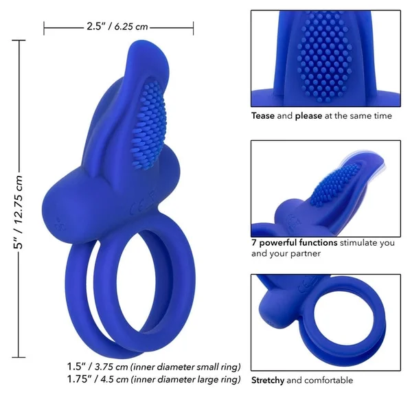 Calexotics Dual Pleaser Enhancer Silicone Ring — image 12 of 14