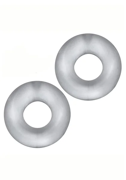 Hunkyjunk Stiffy Bulge Cock Ring Clear Ice 2 Pack — image 17 of 19