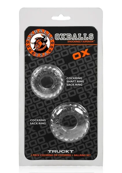 Oxballs Truckt Cockring 2 Pack Clear — image 7 of 9