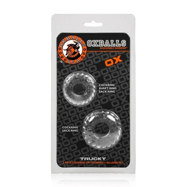 Oxballs Truckt Cockring 2 Pack Clear — image 10 of 11