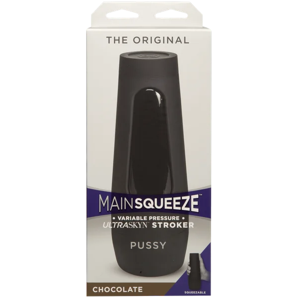 Doc Johnson Main Squeeze The Original Pussy Stroker Chocolate — image 5 of 6